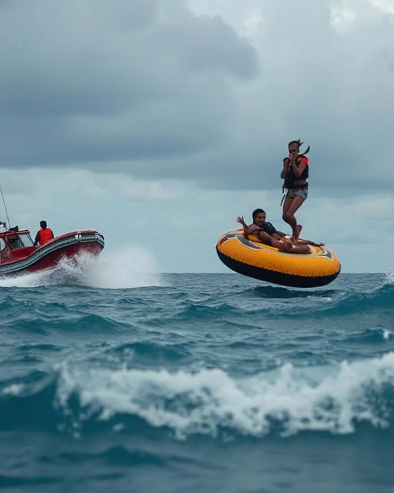 Une adolescente gravement blessée après une chute spectaculaire d'une bouée tractée en Guadeloupe, transportée d'urgence au CHU.