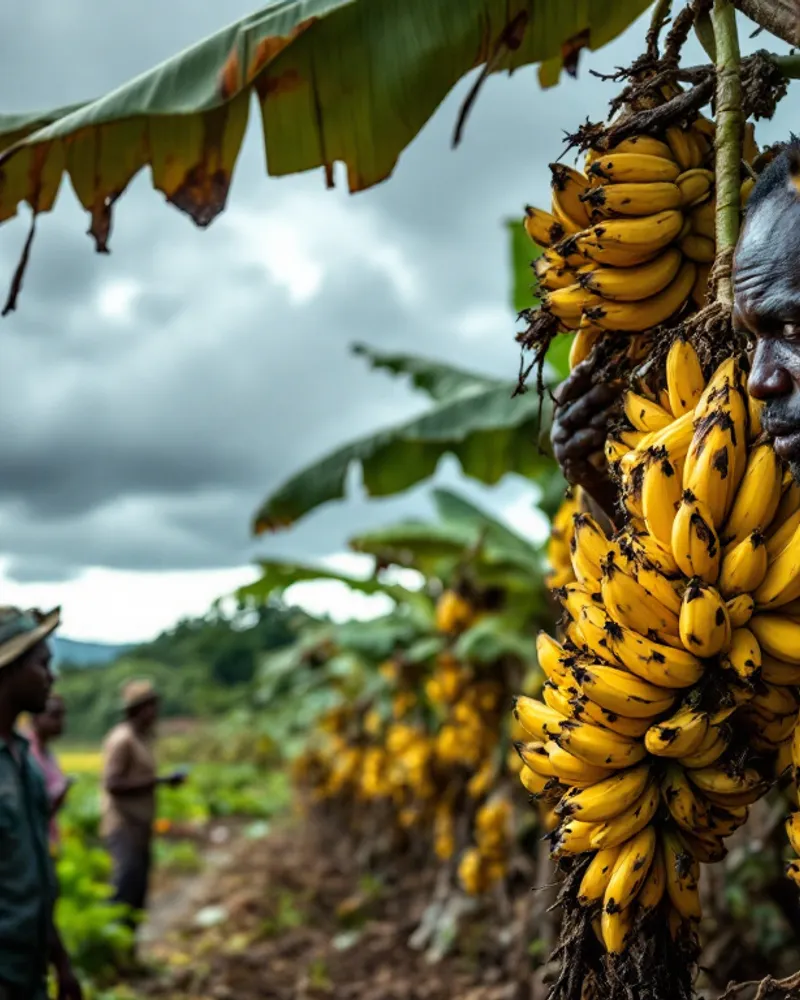 La filière banane guadeloupéenne en difficulté : une perte annuelle de 500 000 euros face à la montée de la diversification agricole en Martinique