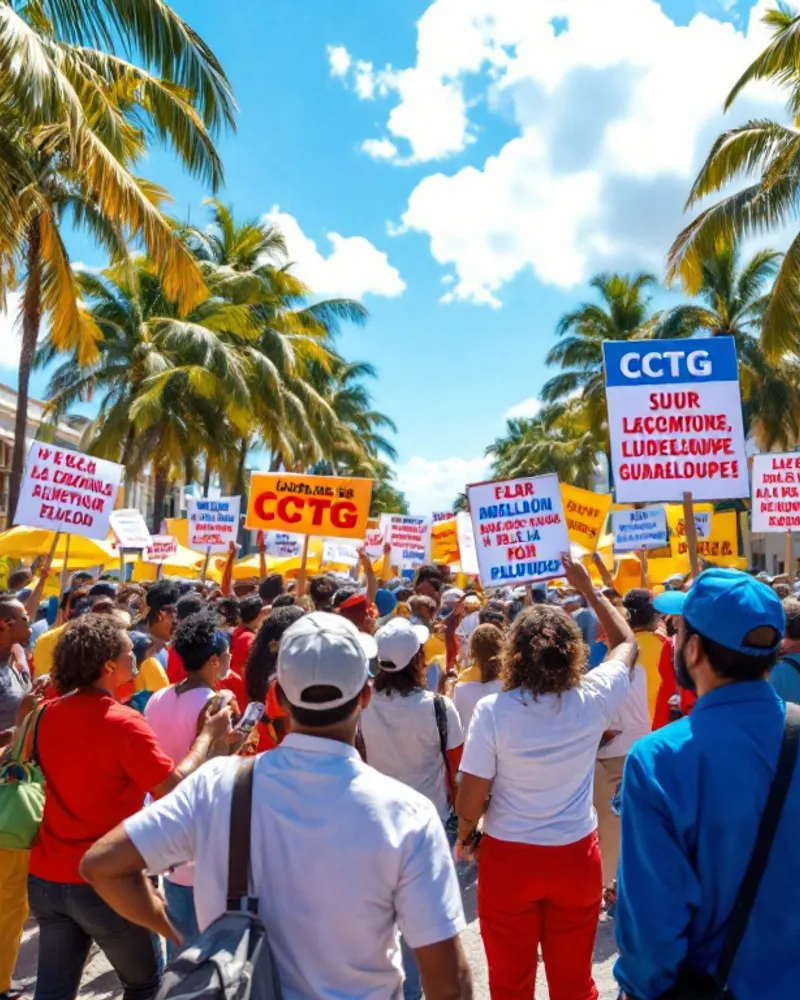 Mobilisation en cours : la CGTG s'exprime face à la grève prévue dans le secteur électrique guadeloupéen