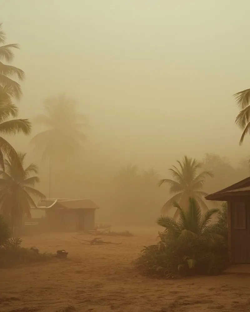 La Guadeloupe subit les effets asphyxiants des tempêtes de sable