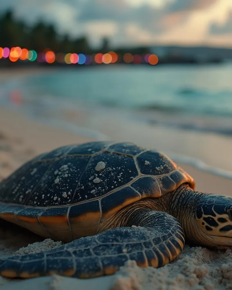 Des tortues menacées au cœur d'un festival de musique en Guadeloupe